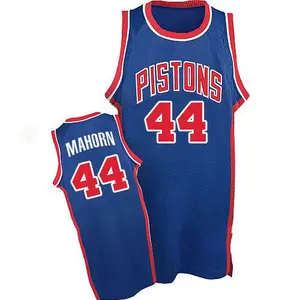 Detroit Pistons Authentic Blue Rick Mahorn Throwback Jersey - Men's