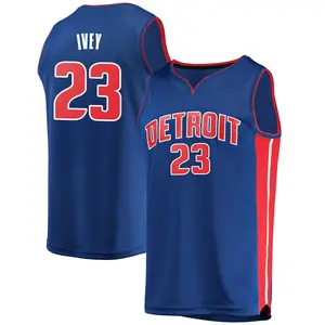 Detroit Pistons Fast Break Blue Jaden Ivey Jersey - Icon Edition - Men's