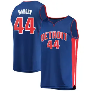 Detroit Pistons Fast Break Blue Rick Mahorn Jersey - Icon Edition - Men's