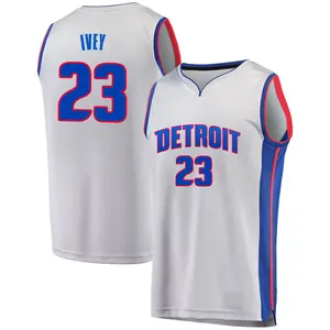 Detroit Pistons Fast Break Gray Jaden Ivey Alternate Jersey - Statement Edition - Men's