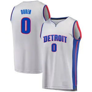Royal Men's Jalen Duren Detroit Pistons Backer T-Shirt