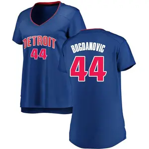 Detroit Pistons Bojan Bogdanovic 44 White Association Edition Jersey  2022-23 Swingman - Bluefink