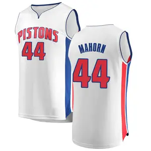 Detroit Pistons Fast Break White Rick Mahorn Jersey - Association Edition - Youth