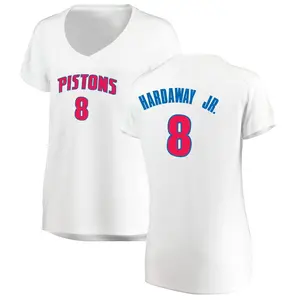 Detroit Pistons Fast Break White Tim Hardaway Jr. Jersey - Association Edition - Women's