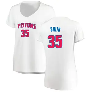 Detroit Pistons Fast Break White Tolu Smith Jersey - Association Edition - Women's