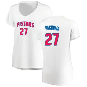 Zaza Pachulia Detroit Pistons Nike Player-Issued #27 White Jersey from the  2020-21 NBA Season - Size 54+6