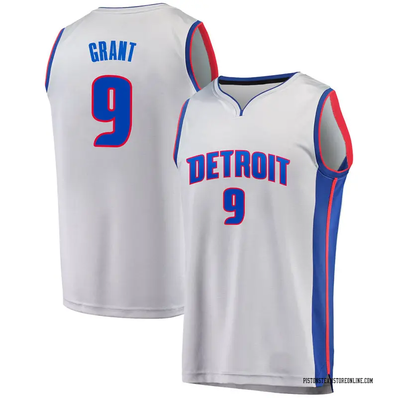 Detroit Pistons Gray Jerami Grant Fast Break Alternate Jersey ...