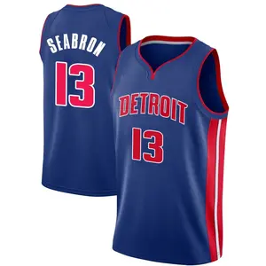 Detroit Pistons Swingman Blue Dereon Seabron Jersey - Icon Edition - Youth