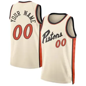 Detroit Pistons Swingman Custom Tan 2024/25 City Edition Jersey - Men's