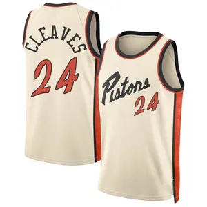 Detroit Pistons Swingman Mateen Cleaves Tan 2024/25 City Edition Jersey - Men's