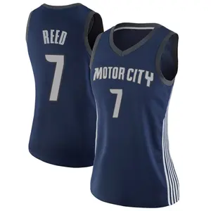 Detroit Pistons Swingman Navy Paul Reed Jersey - City Edition - Women's