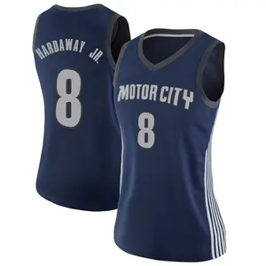 Detroit Pistons Swingman Navy Tim Hardaway Jr. Jersey - City Edition - Women's