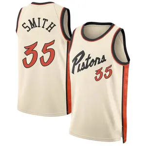 Detroit Pistons Swingman Tolu Smith Tan 2024/25 City Edition Jersey - Men's