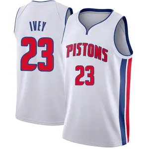 Detroit Pistons Swingman White Jaden Ivey Jersey - Association Edition - Men's