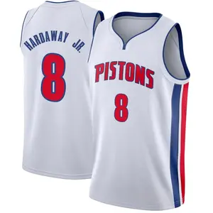 Detroit Pistons Swingman White Tim Hardaway Jr. Jersey - Association Edition - Men's